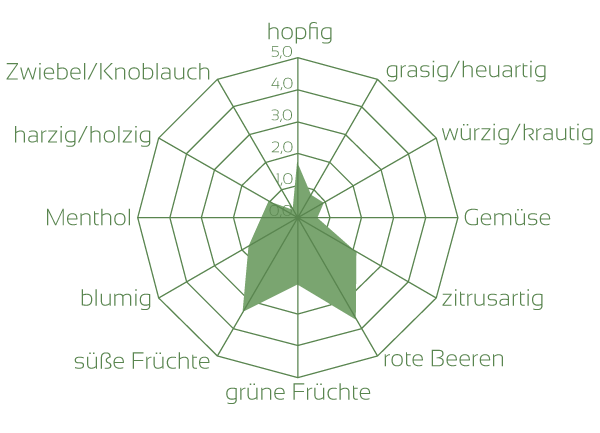 Calista Aromaeindrücke Rohhopfen